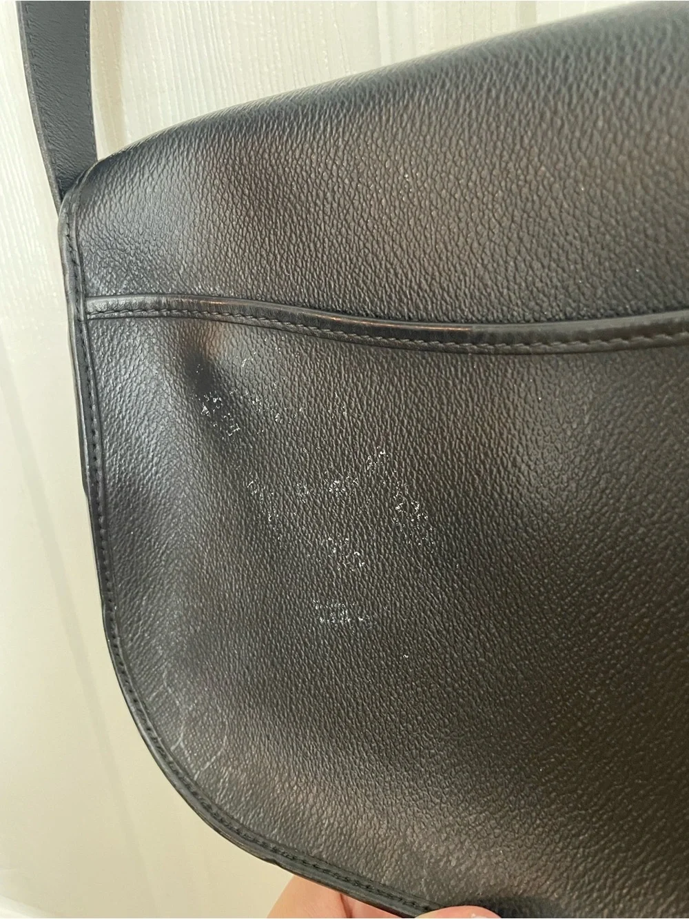 Vintage Dior made in France Honeycomb Canvas PVC Leather Crossbody Shoulder Bag